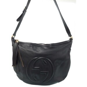 Gucci Soho shoulder bag Leather Tassel Interlocking GG